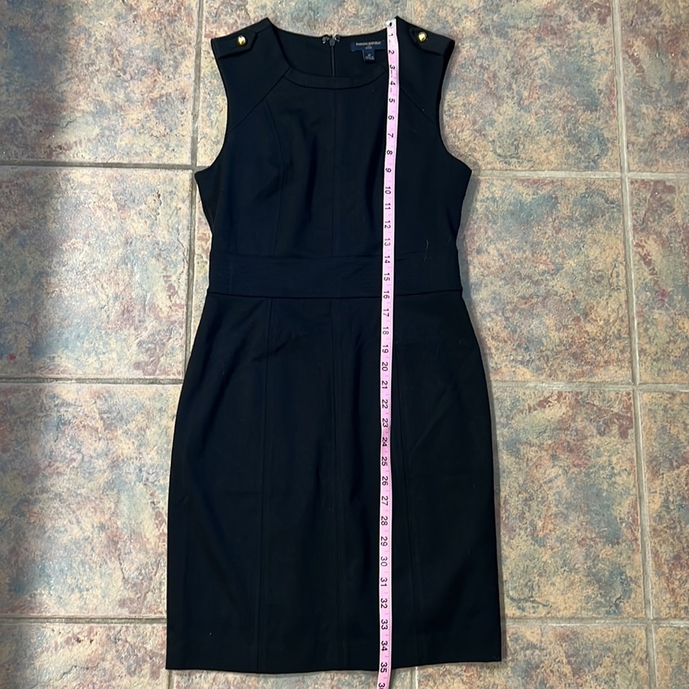 [banana republic] petite size 4 black dress - Picture 8 of 8
